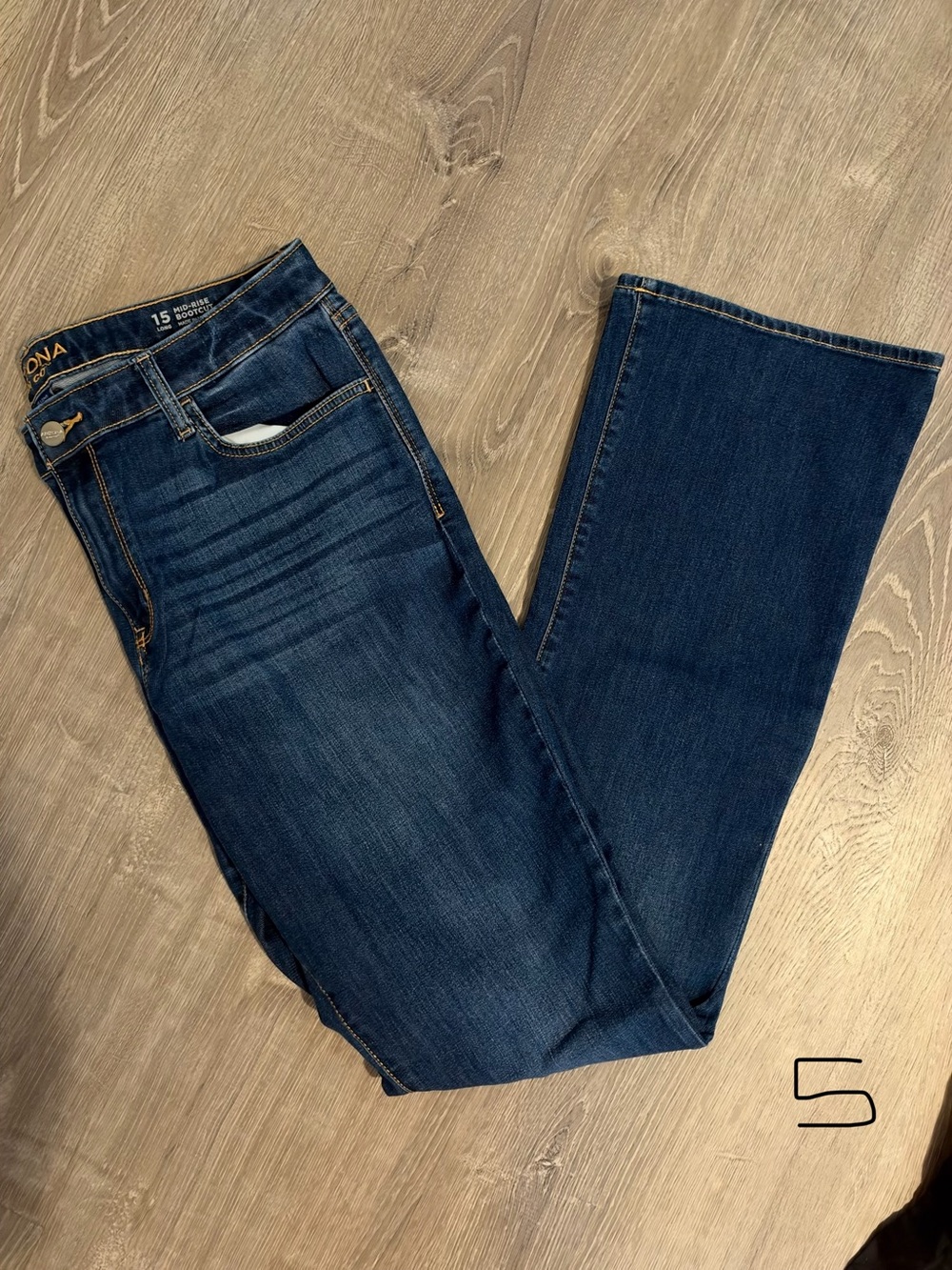 Arizona Jean Company Women’s Dark Indigo Boot Cut Jeans
